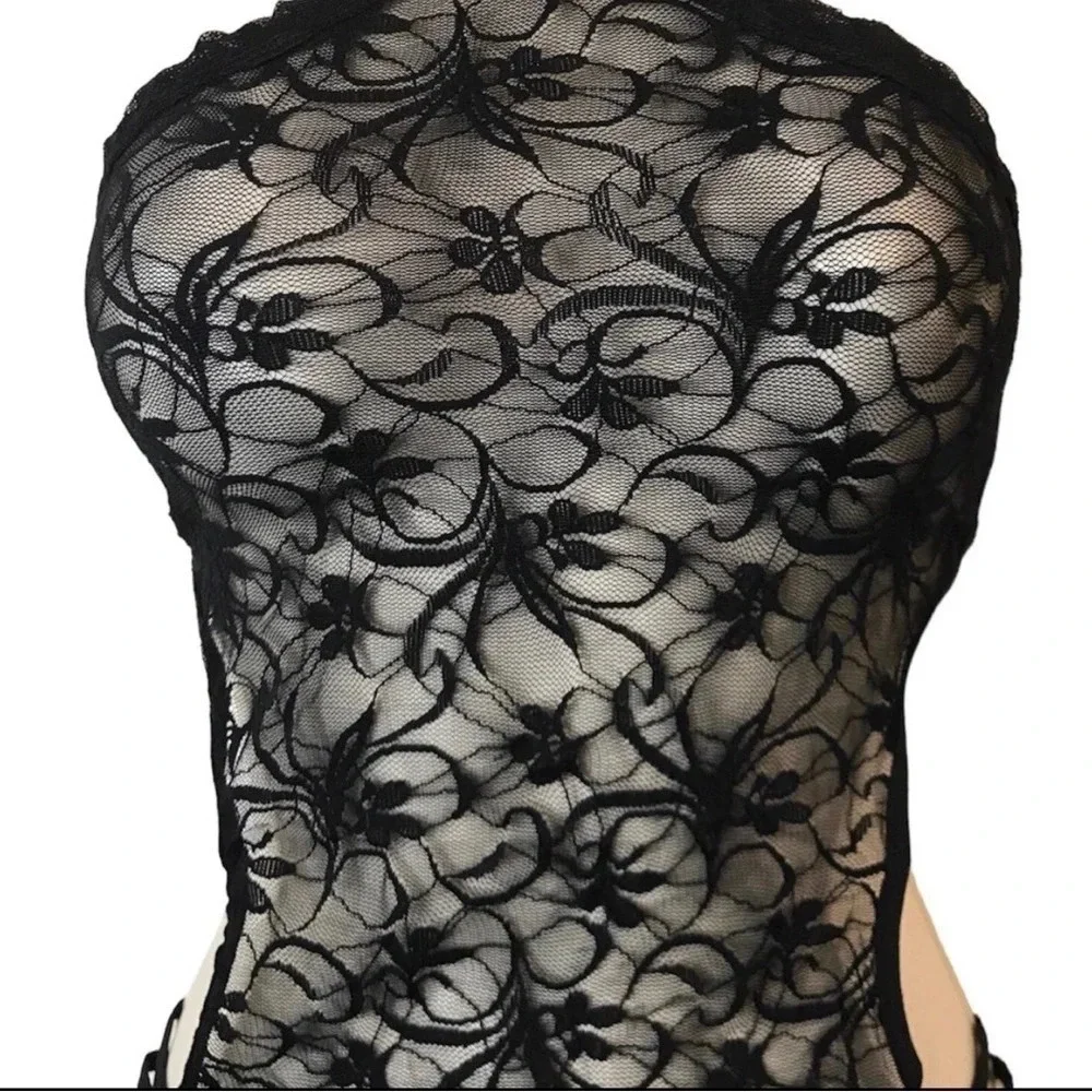 Halter‎ backless Strappy Teddy Lingerie. New - Picture 9 of 9